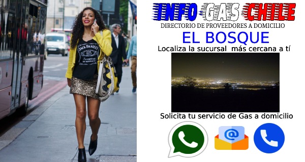 adolescente solicitando un servicio de gas a domicilio por telefono en la comuna el bosque