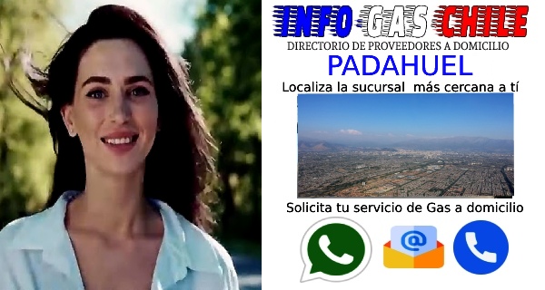 cartel de venta de gas en padahuel
