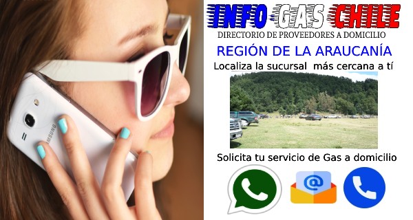 chica con telefono llamando gas a domicilio